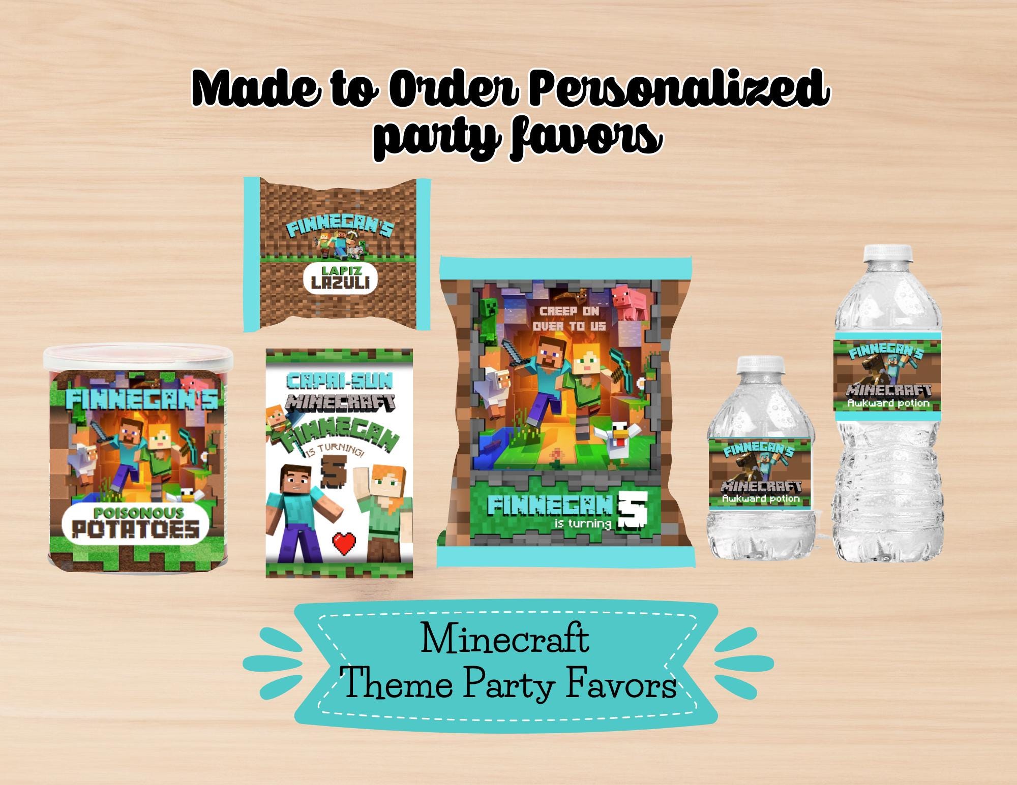 Printed Party Labels (Mailed Physical Item)