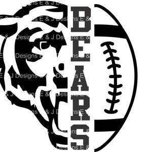 Bears football png. Bears football digital file