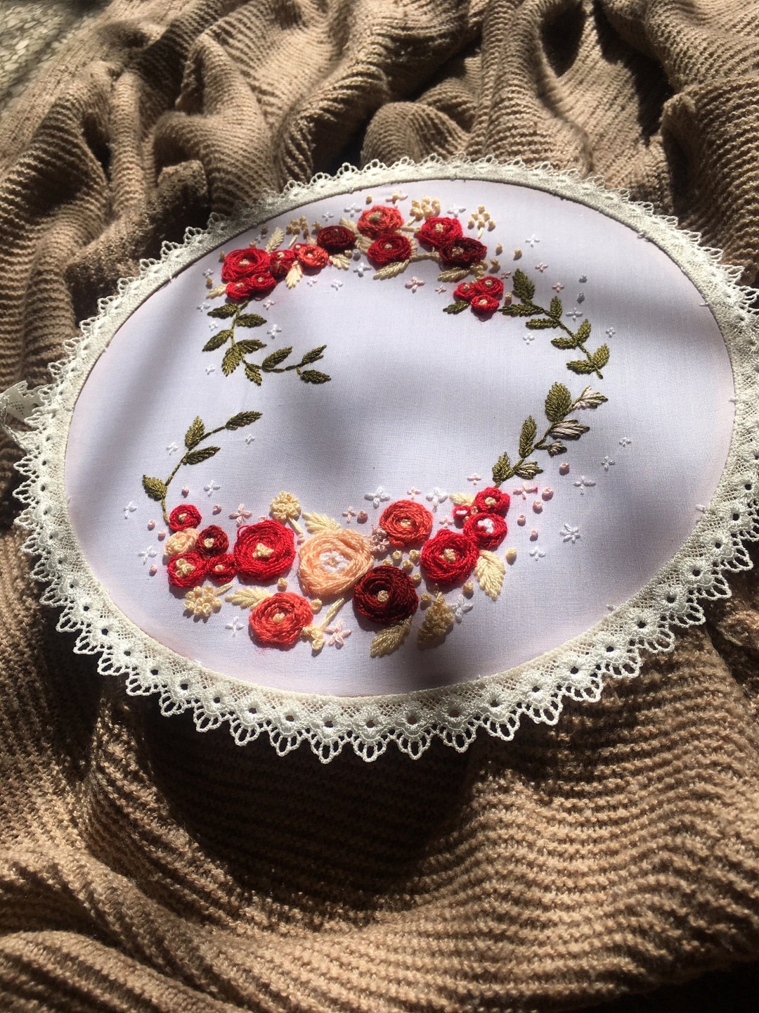 Artistic Embroidery, Embroidery, Decorations About Love, Gifts, Love