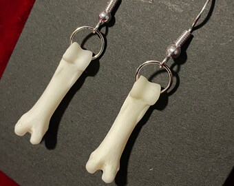 Coyote Toe Bone hypoallergenic 925 sterling silver earrings