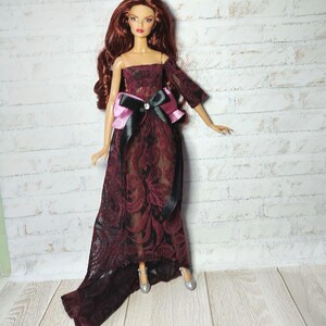 Doll outfit, doll top and skirt, dress fit for Fashion dolls 1/6 scale, 11,5-12 inches, 29-32 cm, doll clothes
