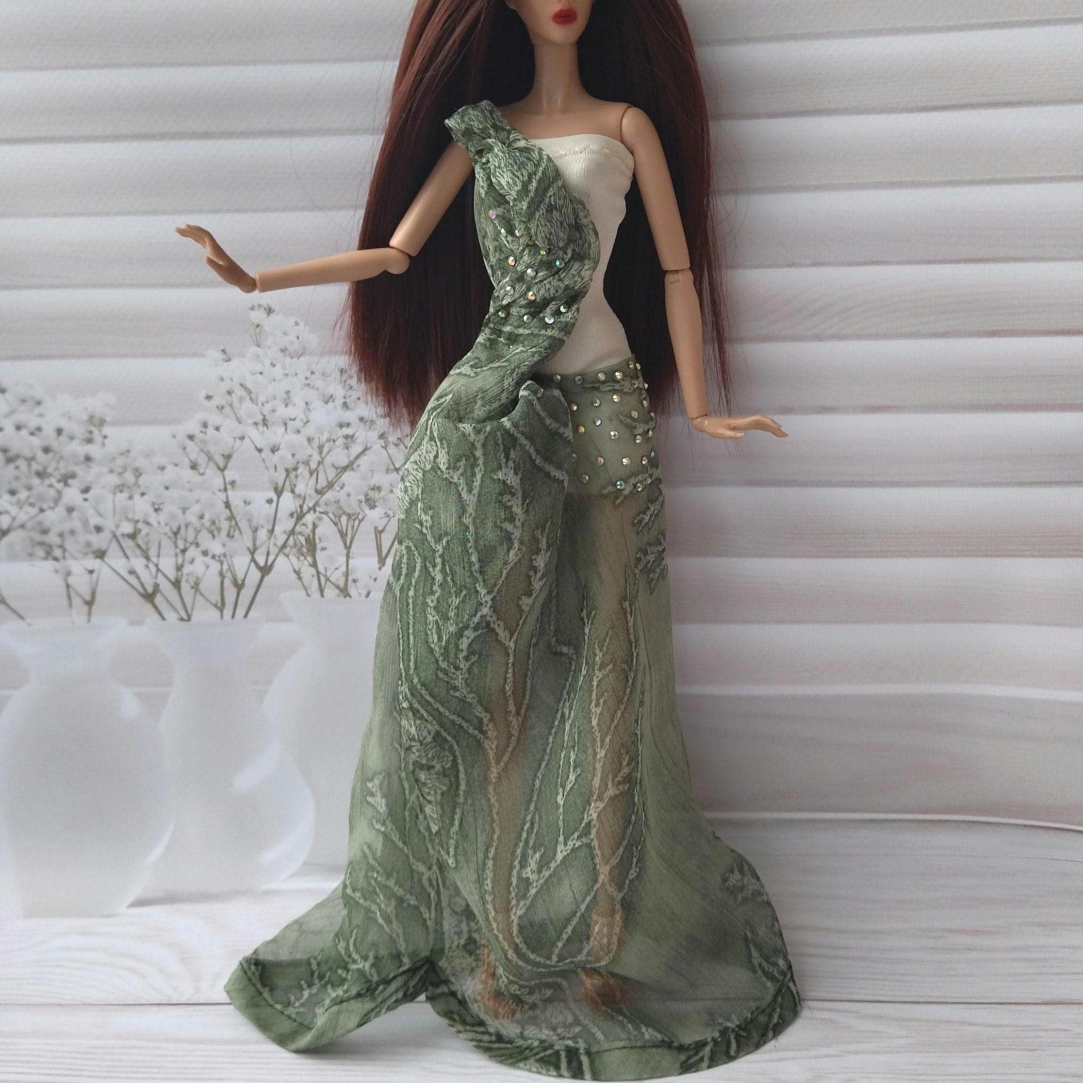 Green Gown Barbie - Etsy UK Green Gown Barbie - Etsy UK