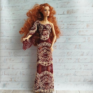 Elegant doll&#39;s outfit,lace dress fit for Fashion dolls 1/6 scale, 12 inches, 32 cm, doll clothes