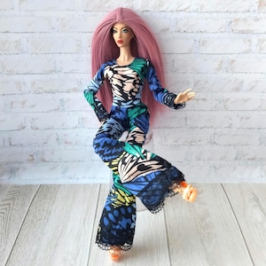 Doll jumpsuit fit for tall Fashion dolls 1/6 scale, 12 inches, 32 cm, doll clothes, outfit