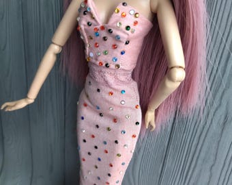 Doll clothing top and skirt, mermaid dress fit for TALL Fashion dolls 1/6 scale,12 inches,32 cm,doll clothes outfit
