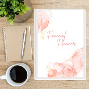 Planificador financiero anual, Planificador imprimible, Presupuesto anual, Bola de nieve de deuda, Metas financieras, Pago de tarjetas de crédito, Rastreadores de ingresos y gastos