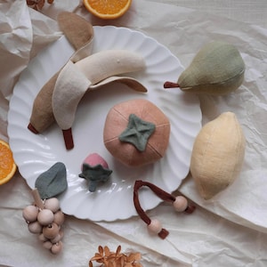 Fruit Collection Bundle | Fruit PDF Sewing Patterns | Banana + Pear + Orange + Strawberry + Grapes + Lemon + Cherries | Instant Download