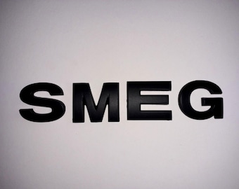 New 3D Replacement Black Letters For Toaster, Fridge, Cooker Etc.. Spelling SMEG