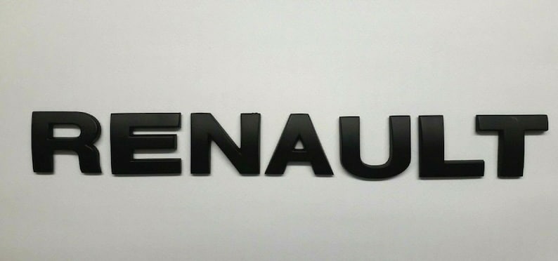 Black 3D Car Letters Self-adhesive Boot Badge Emblem Sticker Spelling ...