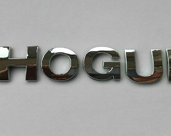 Chrome 3D Car/ Van Letters Self-adhesive boot badge emblem sticker Spelling SHOGUN