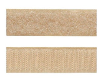 25mm Skin / Beige Hook and Loop Tape / ALFATEX® brand by Velcro COMPANIES sew on.