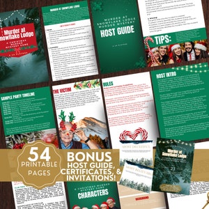 Printable Murder Mystery Family Christmas