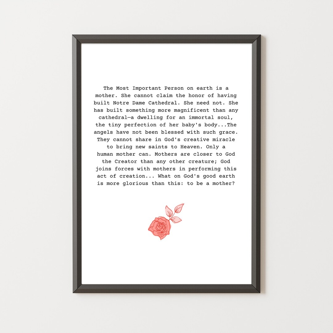 The Most Important Person On Earth Is A Mother Digital Home Etsy the-most-important-person-on-earth-is-a-mother-digital-home-etsy