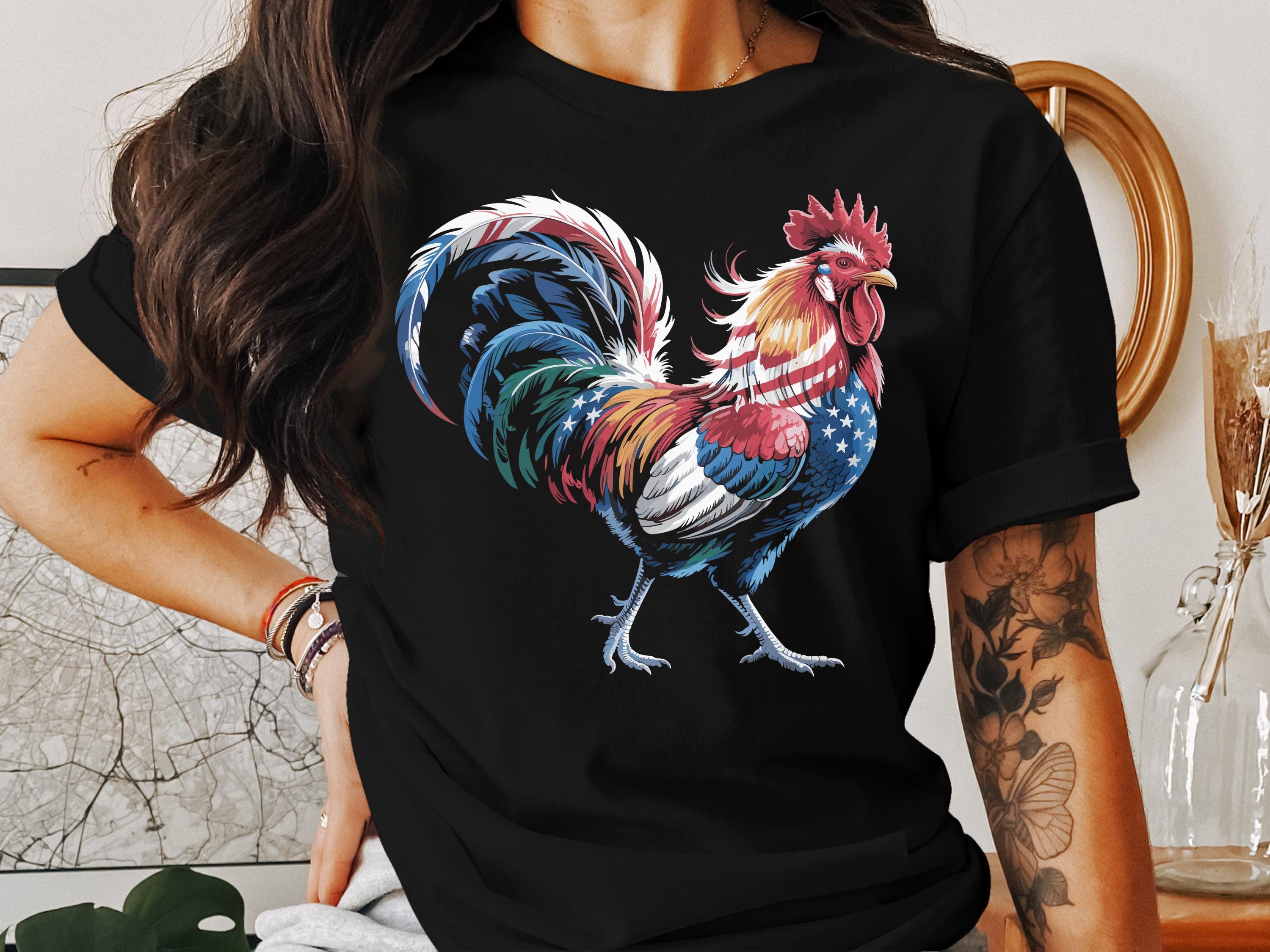 Rooster T Shirt - Etsy Singapore