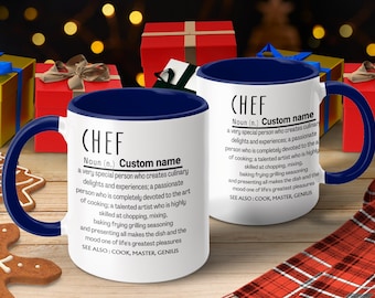 Personalized Chef Mug: Culinary Arts Coffee Cup