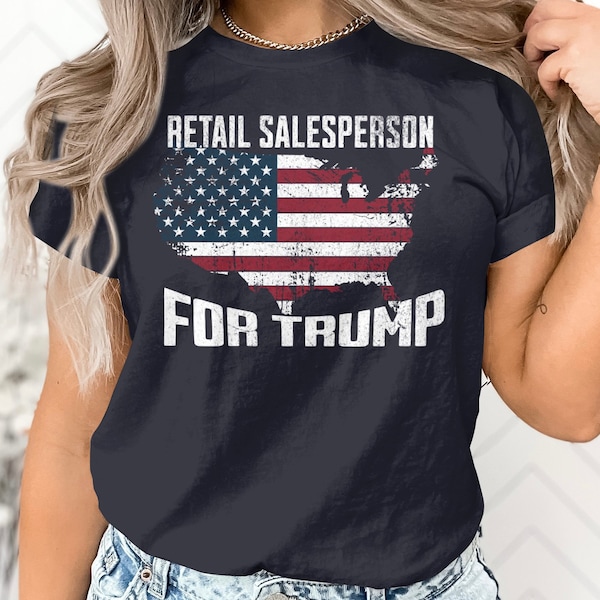 Patrischer Einzelhändler für Trump Shirt, Politisches T-Shirt der amerikanischen Flagge, Support Trumpf Shirt, Wahl Shirt,