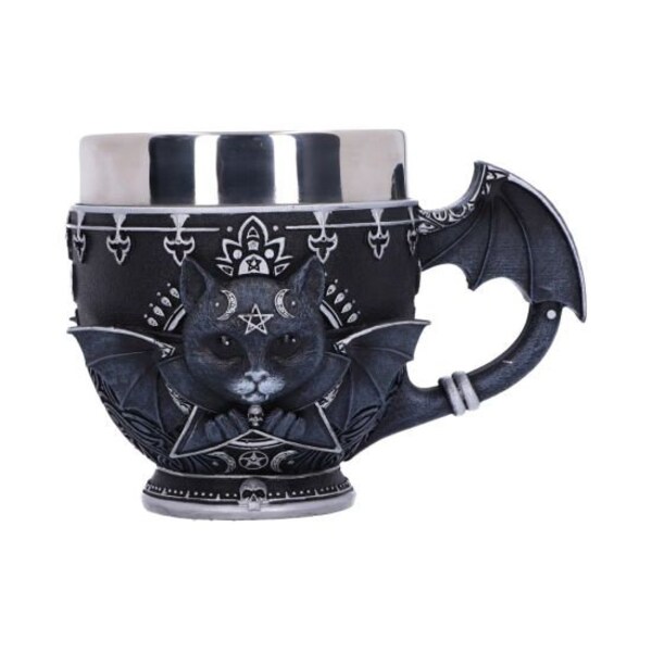 taza de té gótica - taza de café gótica - taza de té de gato gótico - taza de té de ala de murciélago - taza gótica - taza de terror - taza de té