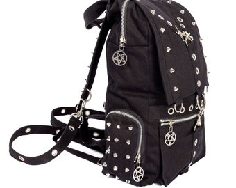 Goth Backpack - Gothic Bag - Gothic satchel - Emo Back pack - Goth Bag -