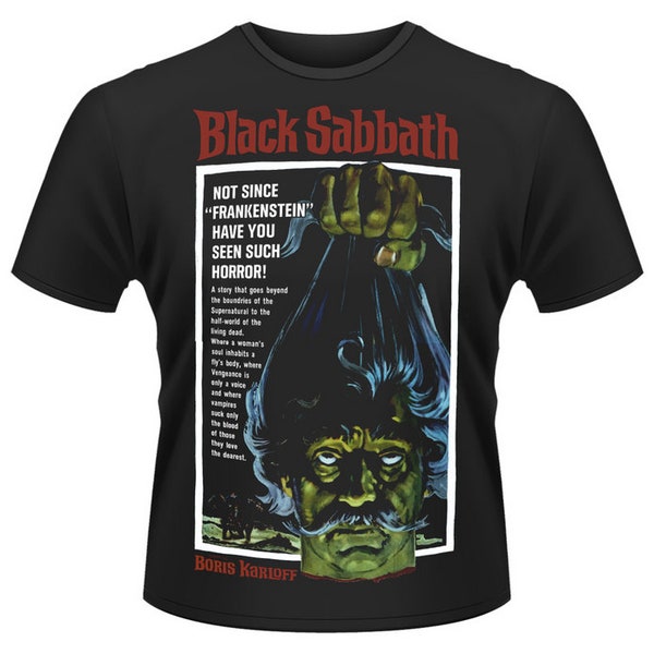 Black Sabbath - Plan 9 - Camiseta Black Sabbath 'Classic Vintage Poster' - Camiseta clásica de terror - Camiseta gótica