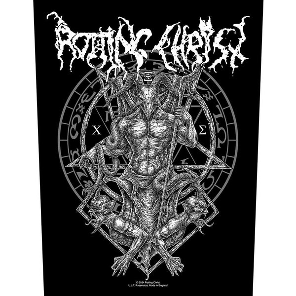 Rotting Christ - Rotting Christ Back Patch - Black Metal - Black Metal Back Patch - Hellenic Black Metal - Rotting Christ Patch RockOffTrade