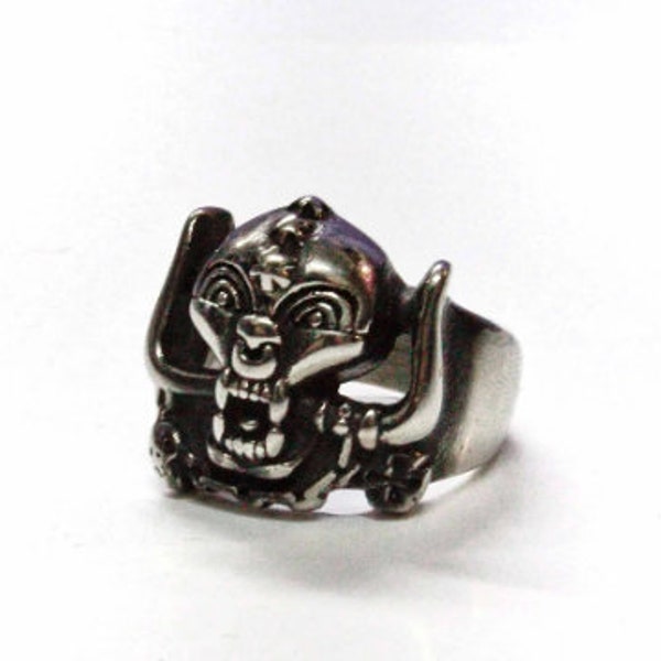 The Snaggletooth Ring - Motorhead - Motorhead Ring - Stainless Steel Warpig Ring - Warpig