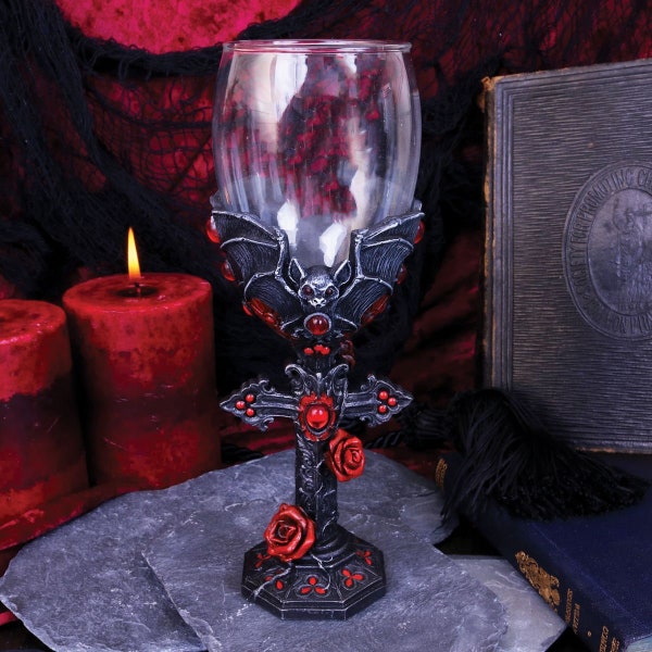 Gothic Wine Glasses Etsy