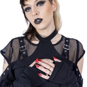 Gothic Siouxie Top Goth Top Emo Top Metal Top Darkwave Top - Etsy
