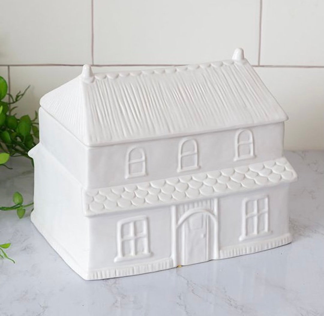 Cottage Co Cookie Jar House Cookie Jar Etsy