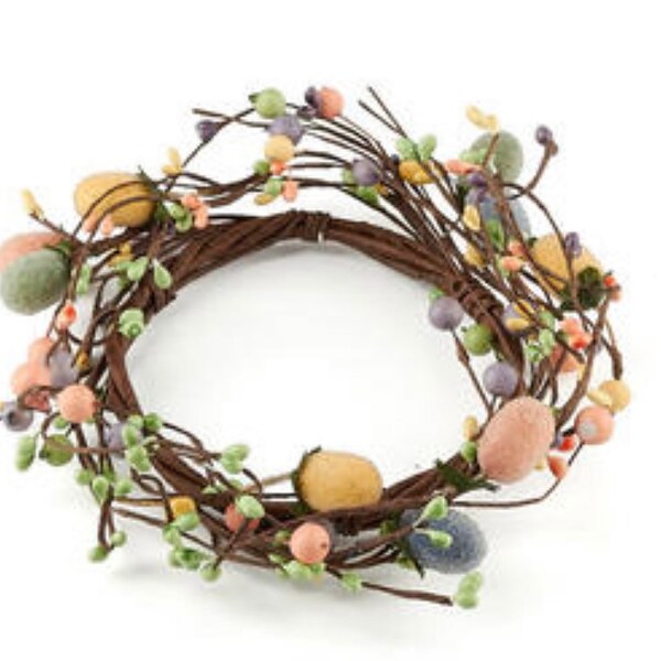 Easter Candle Wreaths Etsy