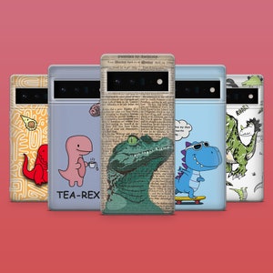 T-Rex Handyhülle Tyrannosaurus Handyhülle für Google Pixel 9A, 9Pro XL, 8A, 8, 7A, 6A, Samsung S25, S24Fe, S23Ultra, A56, A15, iPhone 16E