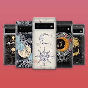Sun Moon and Stars-telefoonhoesje Universe-telefoonhoes voor Google Pixel 10, 9A, 9Pro XL, 8A, 8Pro, 7, Samsung S25, S24Fe, A15, iPhone 17Pro, 16E