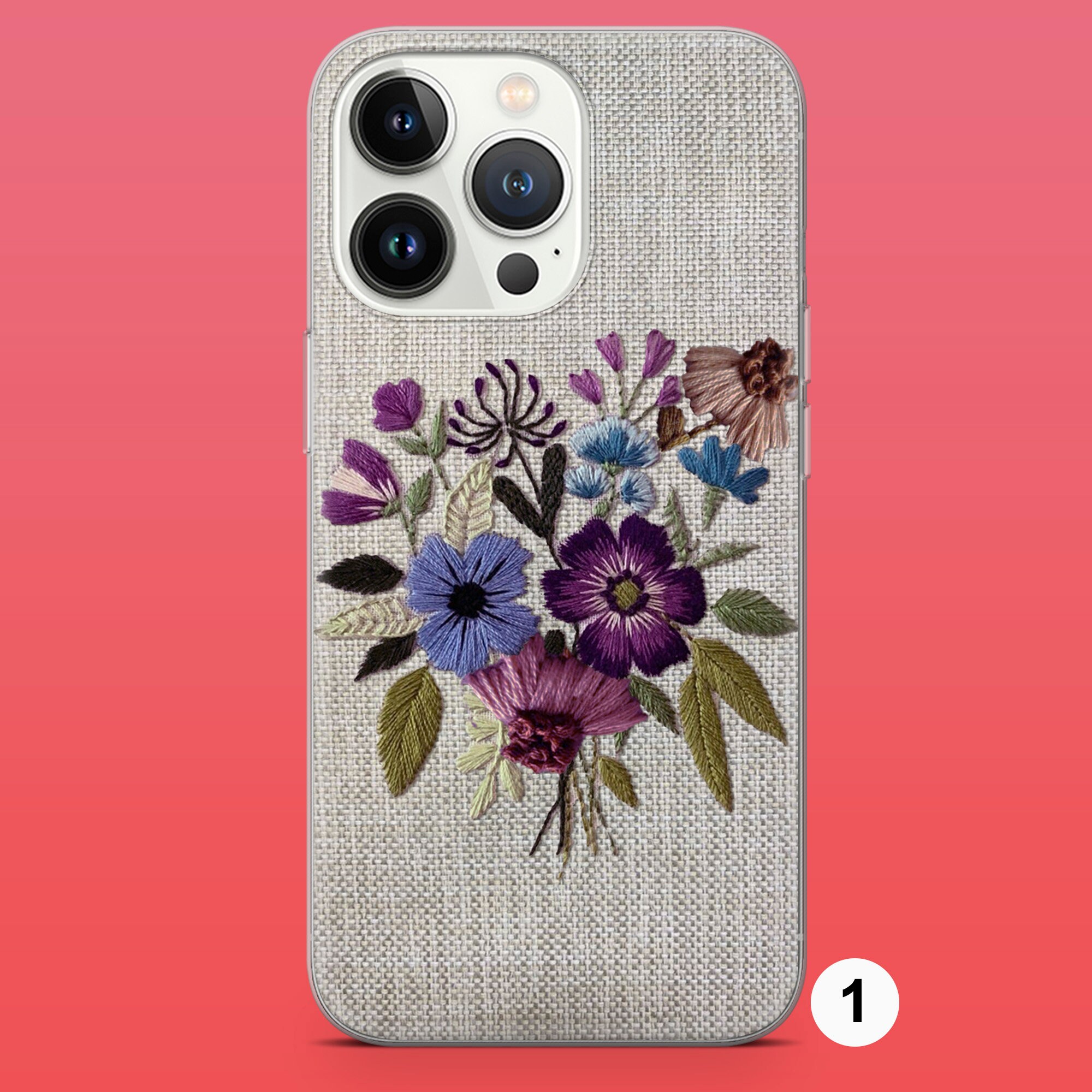 ★DESIGN SKIN★ iPhone New Bookle Embroidery Case Designer fashion, Seoul-fully created | W Concept