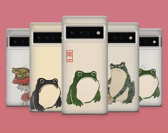 Grumpy Frog-telefoonhoesje Matsumoto Hoji-telefoonhoesje voor Google Pixel 10, 9A, 9Pro XL, 8A, 8Pro, 7A, Samsung S25, S24Fe, A15, iPhone 17Pro, 16E