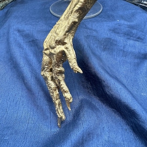 All Gold CHICKEN FOOT NECKLACE  Cord Louisiana Voodoo Hoodoo Protection Uncharged Amulet Charm Good Luck Power amulet Talisman Money