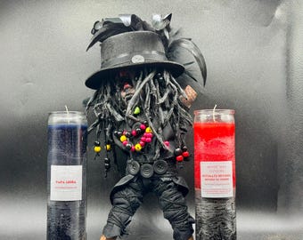 ULTIMATE PAPA LEGBA Voodoo-Puppe Kein Spielzeug Leistungsstarke Poppet-Puppe Nicht bekleidet Hoodoo Talisman Liebe Lust Beziehung Schiff Schutz Rassel Fafo