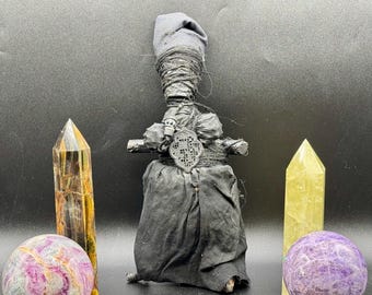 Madam Laveau Voodoo-Puppe Poppet NICHT EIN SPIELZEUG Bindung, Hill Doll, ungeladen, setzen Sie Ihre Absichten, Rache, Fluch, Hex, Geist Talisman Hoodoo