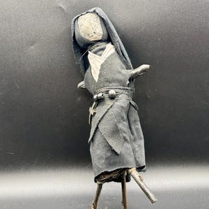 DARK NUN WITCH Voodoo Doll Not A Toy Powerful Poppet Doll Uncharged Not Dressed Hoodoo Wicca  Talisman Good Luck Prosperity Fast Cash