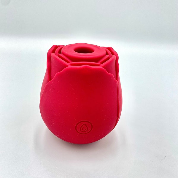 Rose vibrator, suction cup, orgasmic sex adult toy UK next day dispatch (discreet packaging)