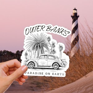 Outer Banks Vinyl Sticker: OBX Bumper/Laptop/Waterbottle Decal