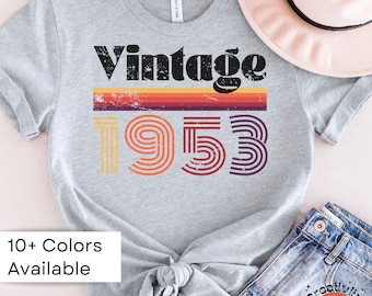 Vintage 1953 70th Birthday T-Shirt