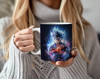 Mug 330ML , DragonballZ ,Sayan, collector ,collection ,idée cadeau ,gift , DBZ ,Design , mok