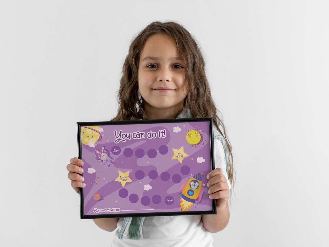 Printable Outer Space Reward Chart | Planets Sticker Chart | Instant ...