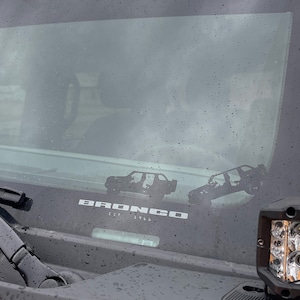 Windschutzscheibe Osterei für 2021, 2022, 2023 & 2024 Ford Bronco (FULL SIZE)