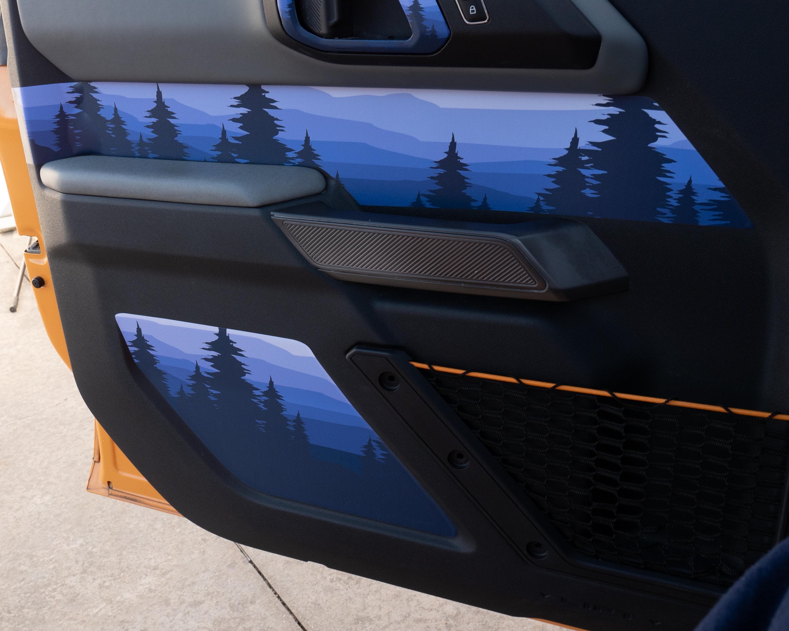 Bronco Lower Door Printed Mountains Interior Insert Accent Wrap Decal for  2021, 2022, 2023 \u0026 2024 Ford Bronco (FULL SIZE) - Etsy, image size:3000x2400