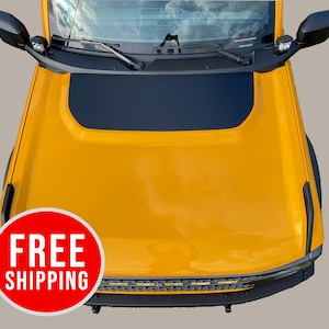 Bronco Hood Cowl Vinyl Aufkleber für 2021, 2022, 2023 und 2024 Ford Bronco (FULL SIZE)