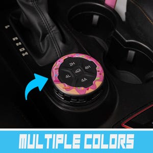 Calcomanía con acento de color en forma de donut con esfera de cabra Bronco para Ford Bronco 2021, 2022, 2023 y 2024 (TAMAÑO COMPLETO)