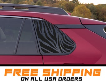 Toyota Rav4 Zebra Pattern Rear Side Window Decal for 2019 - 2024