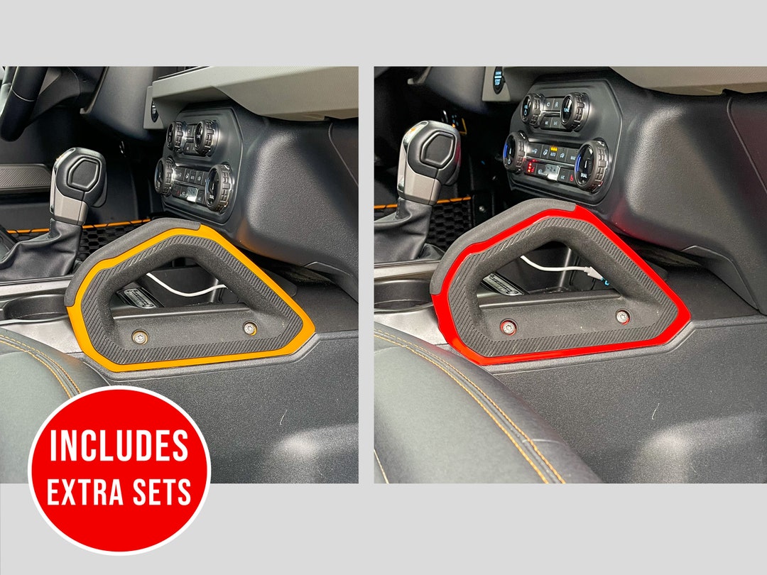 Center Grab Handle Color Accent Stripe Inlay Trim Vinyl Decal Overlay