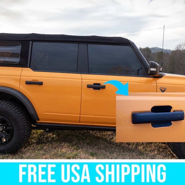 Bronco Door Scratch Protector Decal for 2021, 2022, 2023 & 2024 Ford Bronco (FULL SIZE)