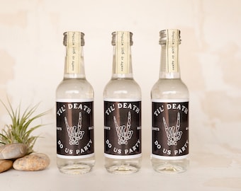 Til Death Do Us Party, Bachelorette Shooter Labels, Bachelorette Party Favors, Custom Bachelorette Shooters, Bachelorette Shooters